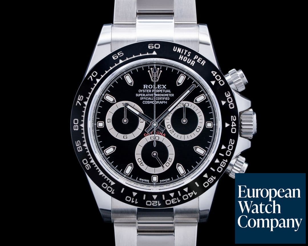 Image of Rolex 116500LN Daytona Ceramic SS Black Dial