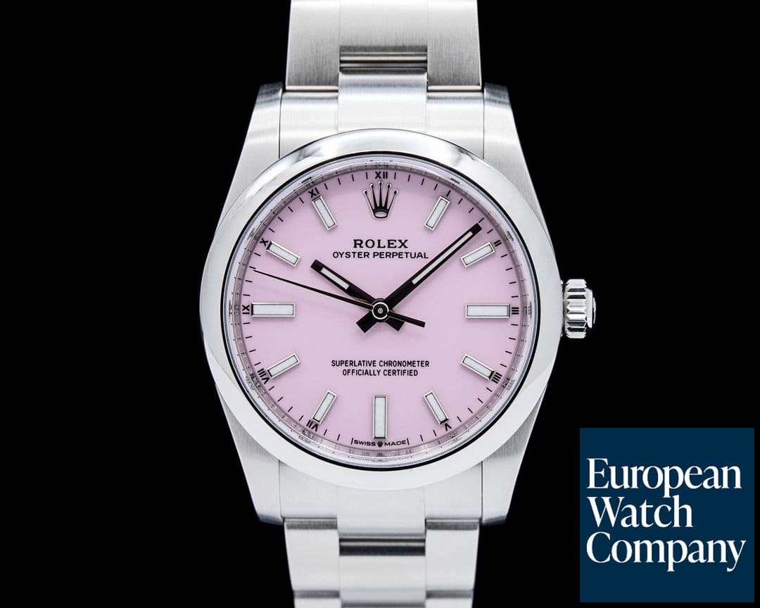 Image of Rolex 124200 Oyster Perpetual 34 SS Pink Dial 2026