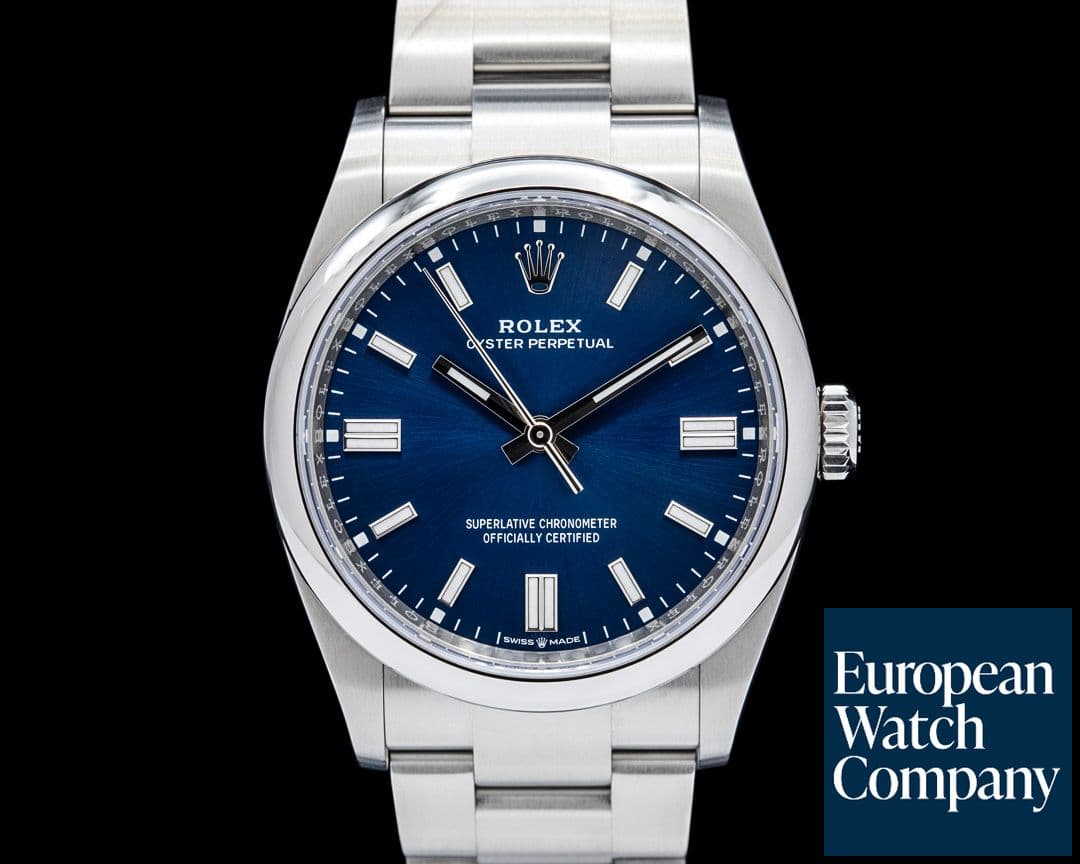 Image of Rolex 126000 Oyster Perpetual SS Blue Dial