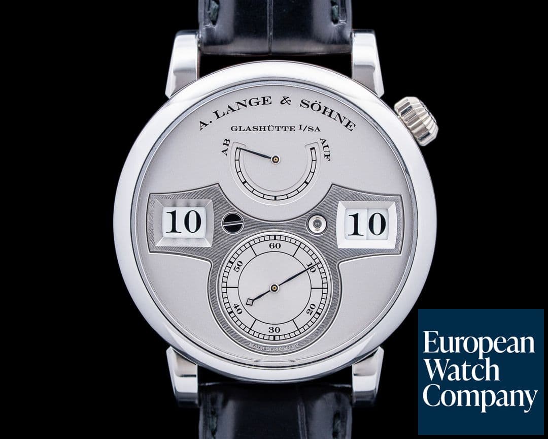 Image of A. Lange & Söhne 140.025 Zeitwerk Platinum Silver Dial LIMITED