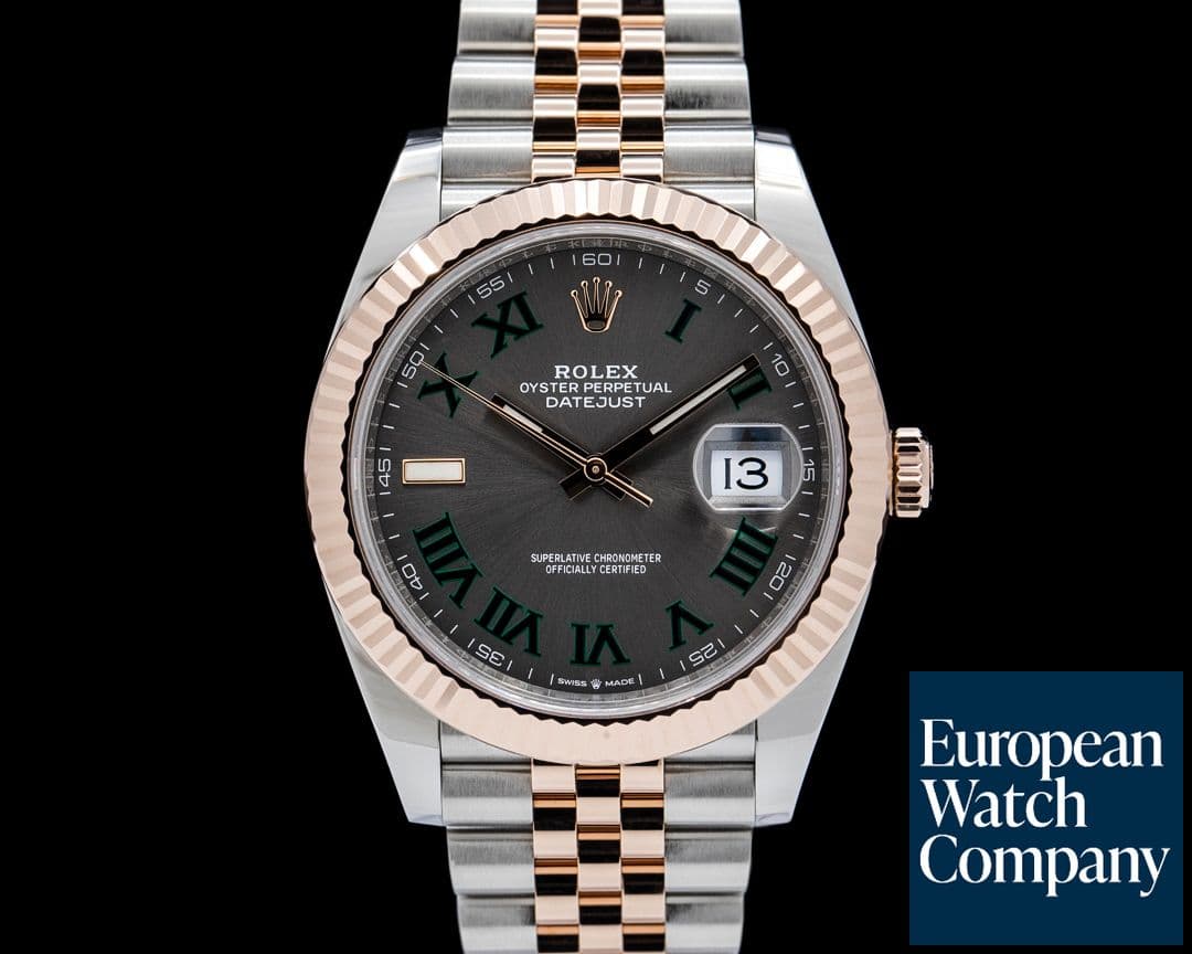 Image of Rolex 126331 Datejust 41 18K RG / SS "Wimbledon" Dial