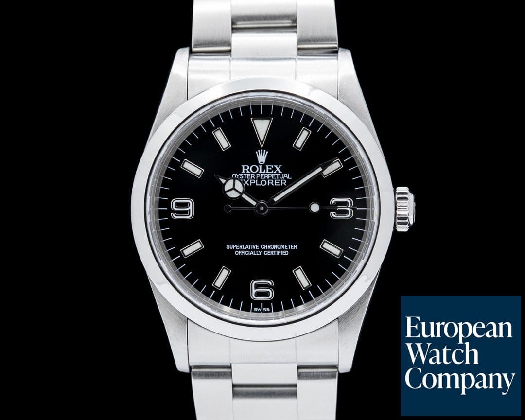 Image of Rolex 14270 Explorer 36MM  SS "Swiss Only" Black Dial Circa. 1999