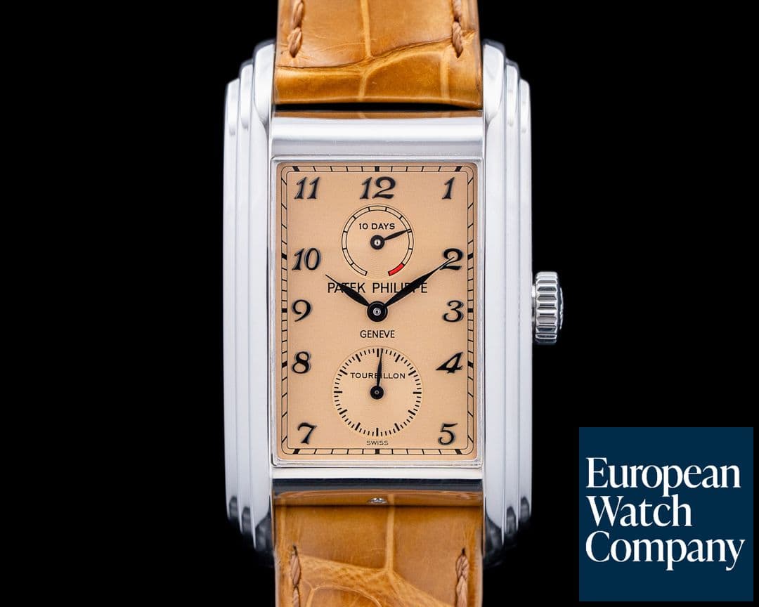 Image of Patek Philippe 5101P 10 Day Tourbillon Platinum Salmon Dial