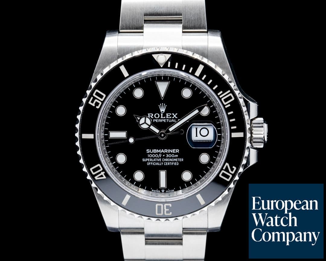 Image of Rolex 126610LN Submariner Ceramic SS Black Dial 2025 UNWORN