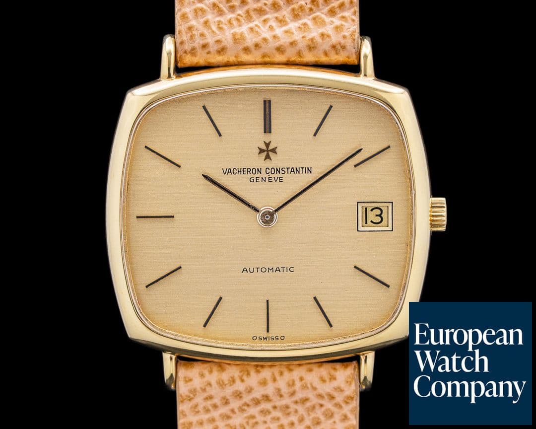 Image of Vacheron Constantin 44201 Vintage TV Style 18K Yellow Gold Champagne Dial