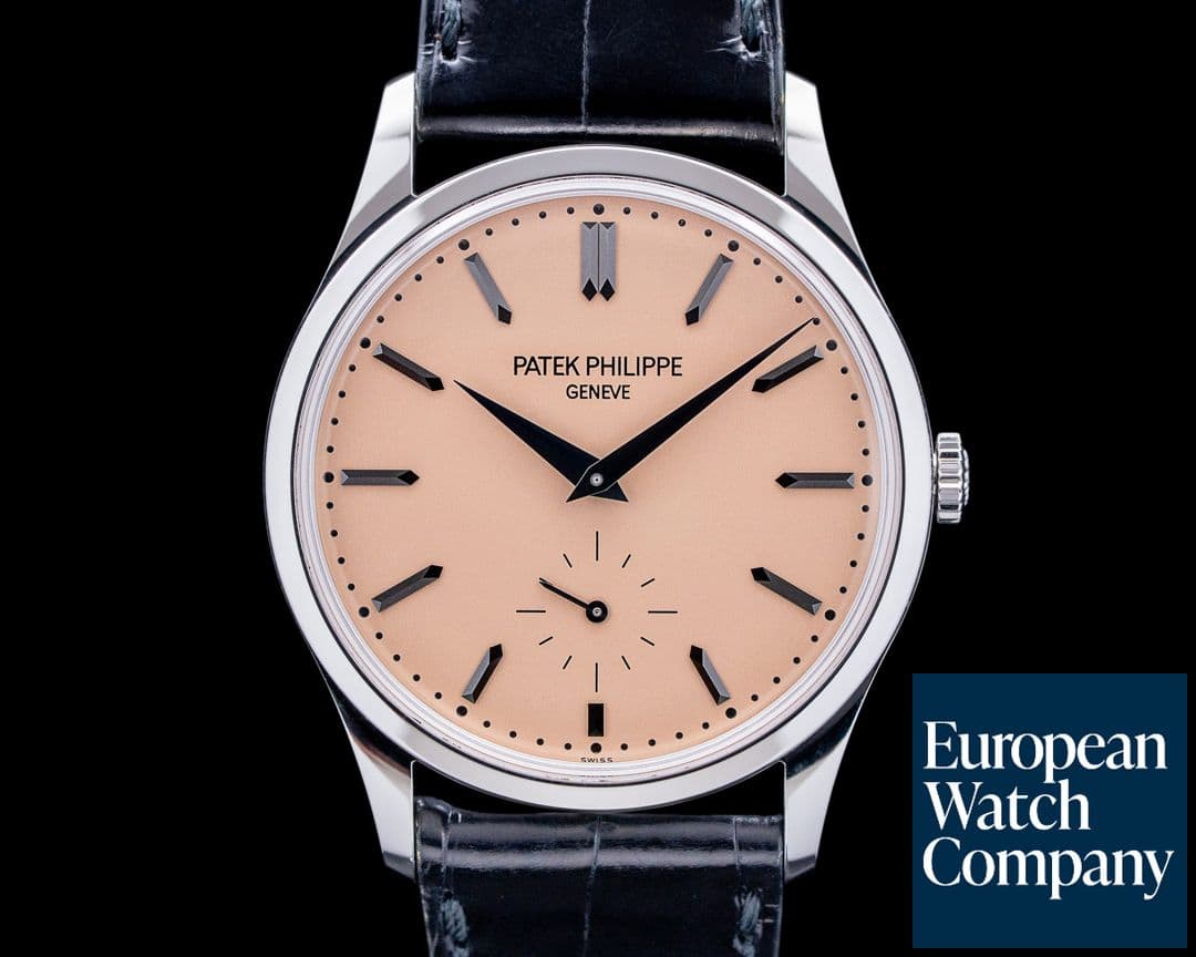 Image of Patek Philippe 6196P-001 Calatrava Platinum Salmon Dial 2025
