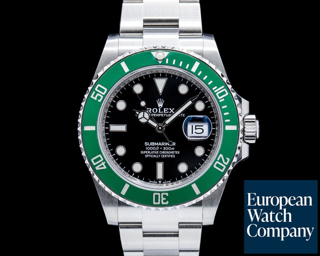 Image of Rolex 126610LV Submariner Date "Starbucks" SS Black Dial