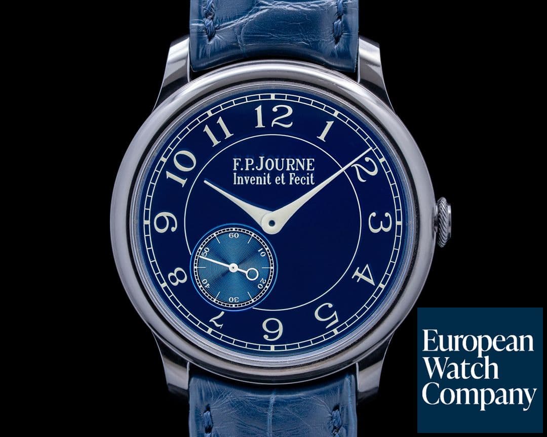 Image of F.P. Journe Chronometre Bleu Tantalum Blue Dial