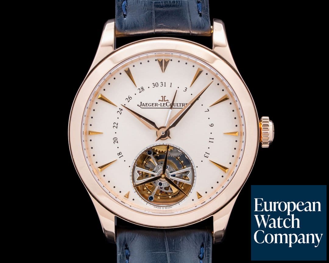 Image of Jaeger-LeCoultre Q1652410 Master Date Tourbillon 18K Rose Gold Cream Dial