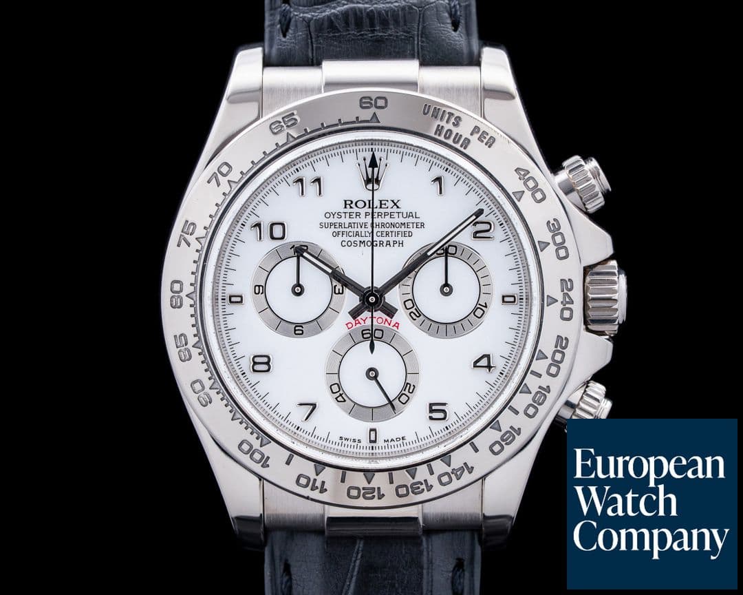 Image of Rolex 116519 Daytona 18K White Gold White Dial Circa. 2000