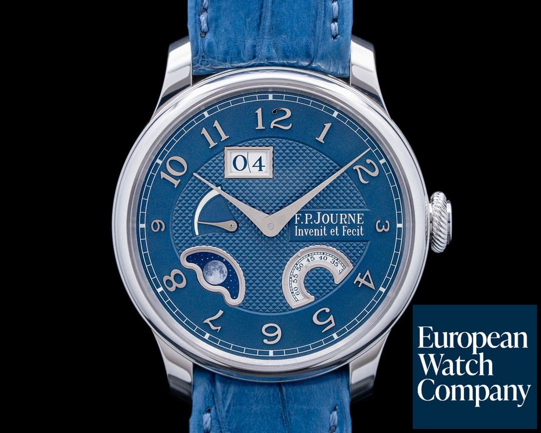 Image of F.P. Journe DN Divine 40 Platinum Blue Guilloche Dial 2025