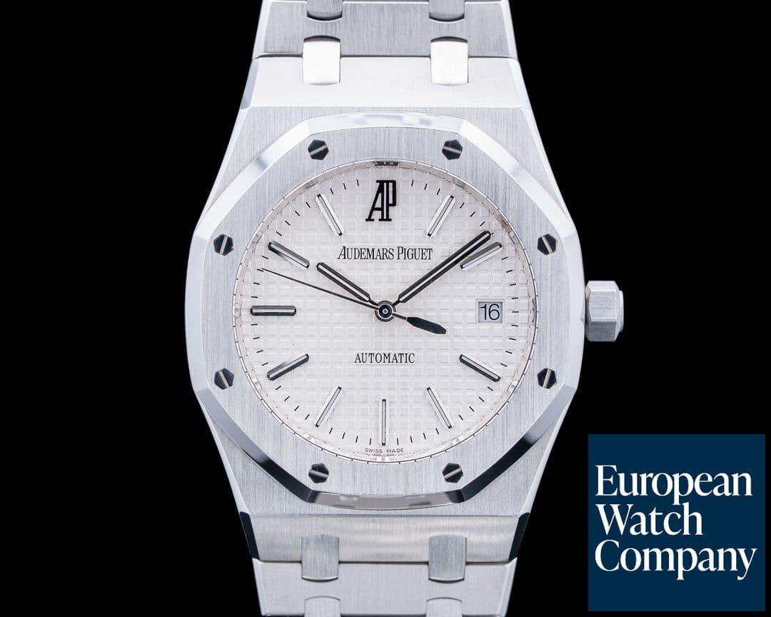 Image of Audemars Piguet 15300ST Royal Oak SS White Dial