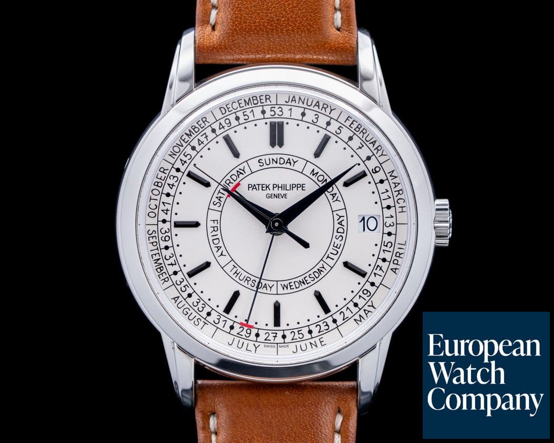 Image of Patek Philippe 5212A Calatrava Weekly Calendar SS Silver Dial