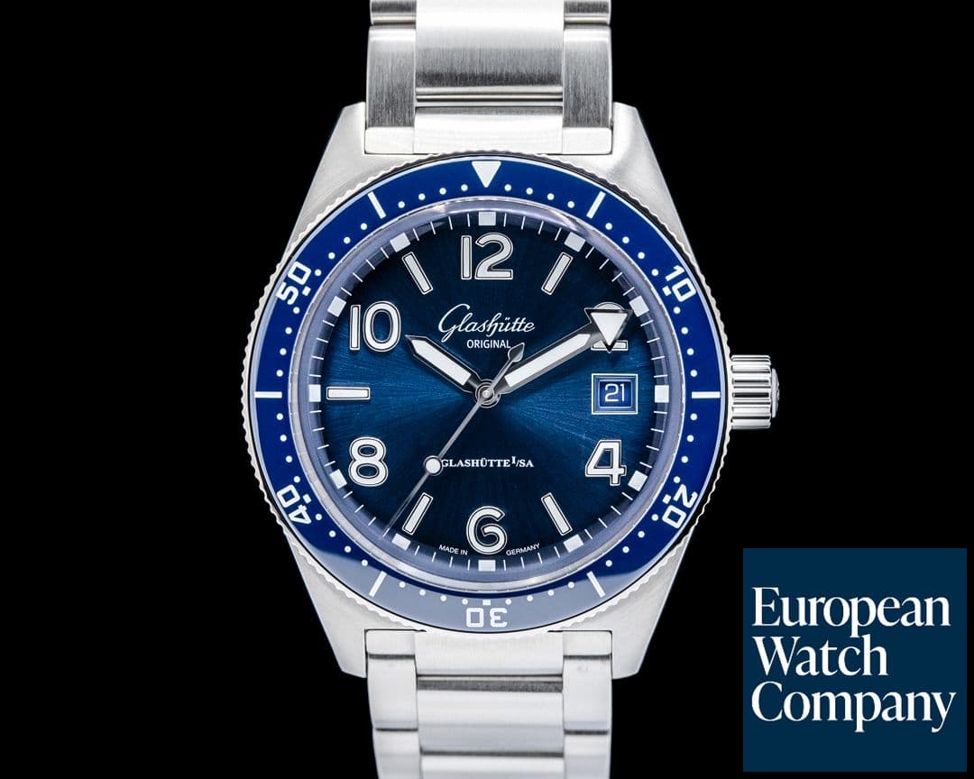 Image of Glashütte Original SeaQ Date SS Blue Dial 2026