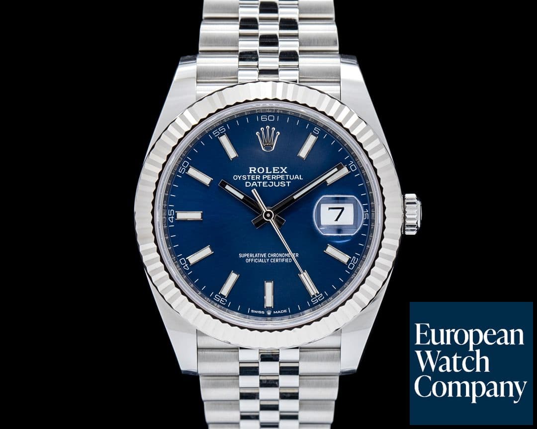 Image of Rolex 126334 Datejust 41MM SS Blue Dial