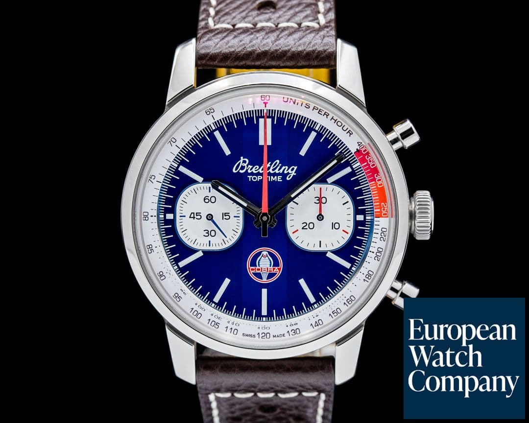 Image of Breitling AB0176 Top Time B01 Shelby Cobra SS Blue Dial
