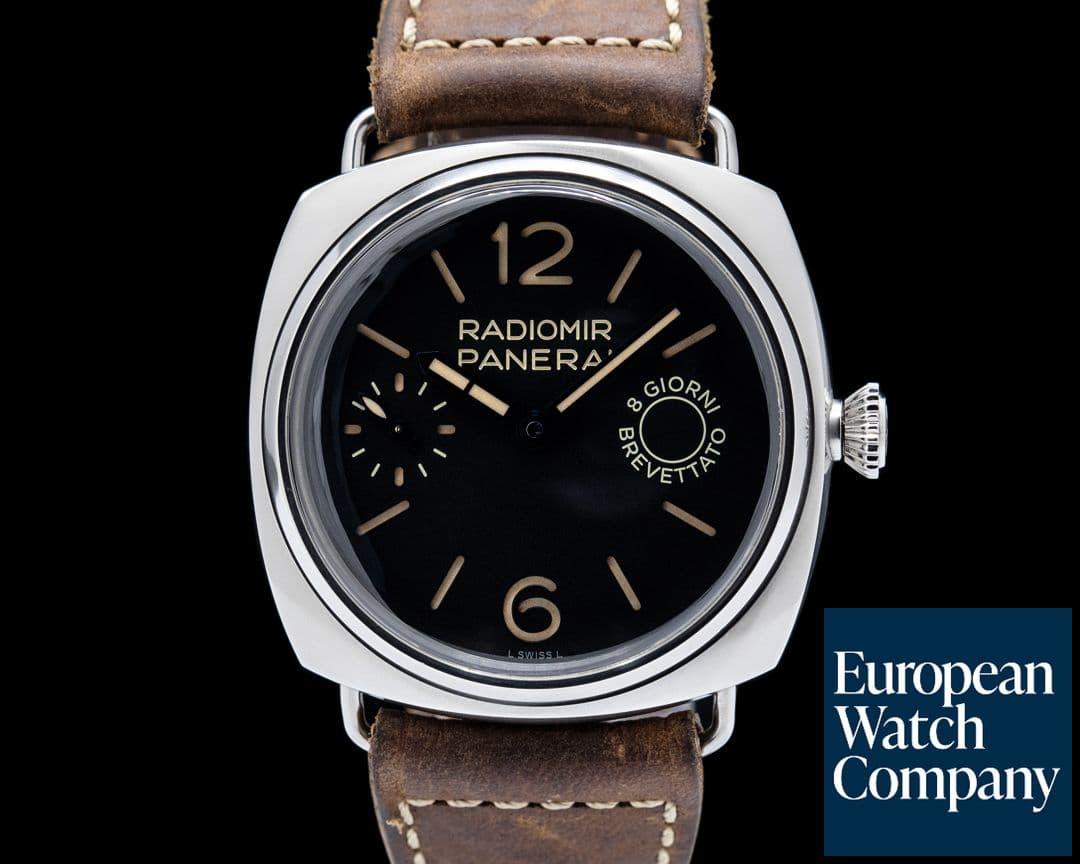 Image of Panerai PAM00992 Radiomir 8 Days SS Black Dial