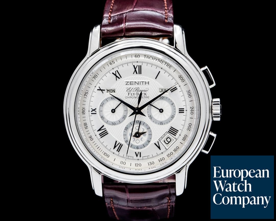 Image of Zenith Chronomaster T El Primero Moon Silver Dial SS limited
