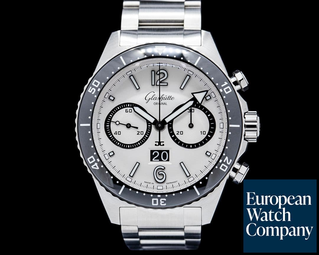 Image of Glashütte Original SeaQ Chronograph SS Silver Dial 2026