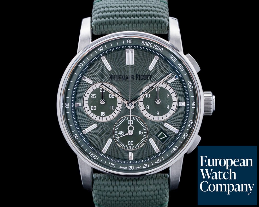 Image of Audemars Piguet 26393ST Code 11.59 Chronograph SS Green Dial