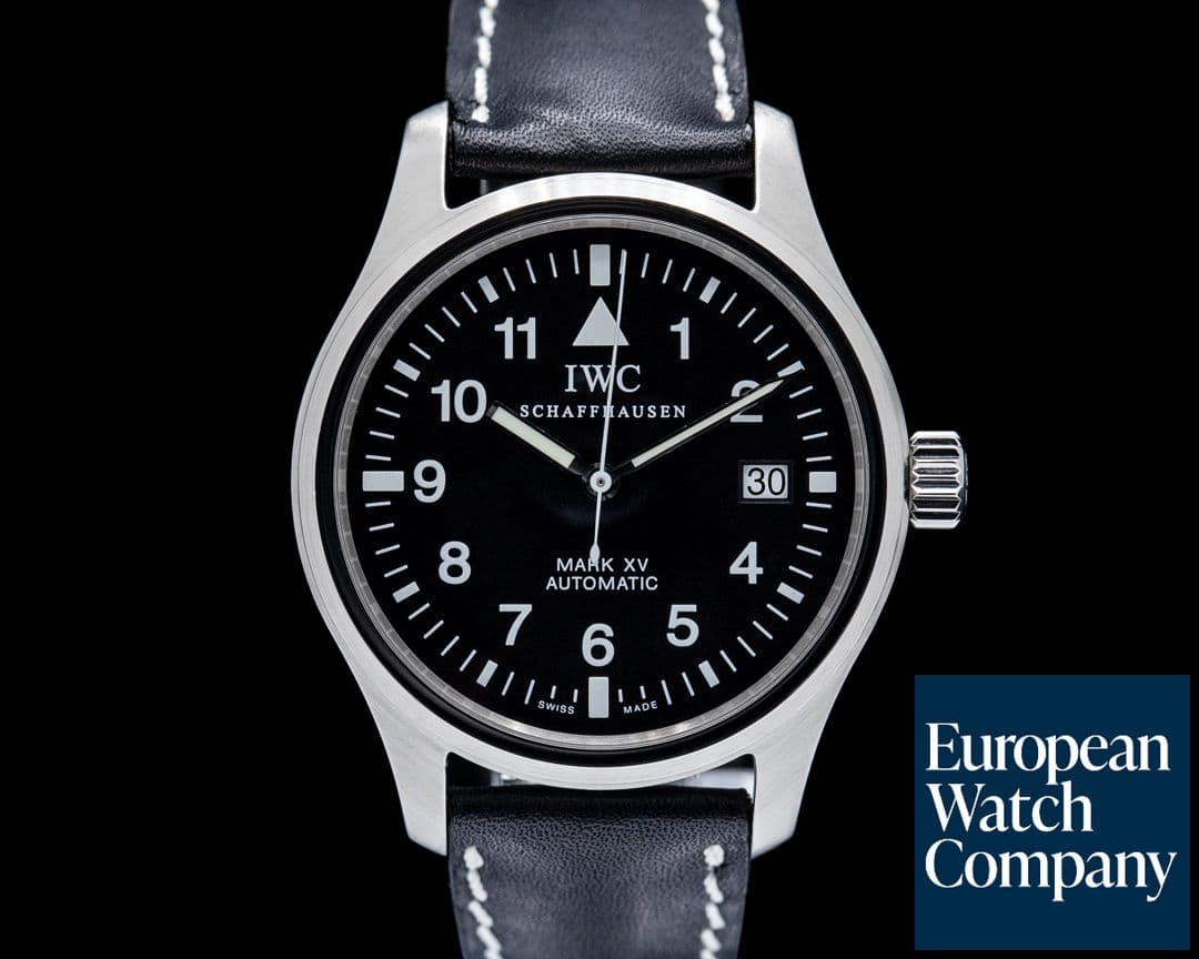Image of IWC IW325301 Pilots Watch Mark XV SS Black Dial