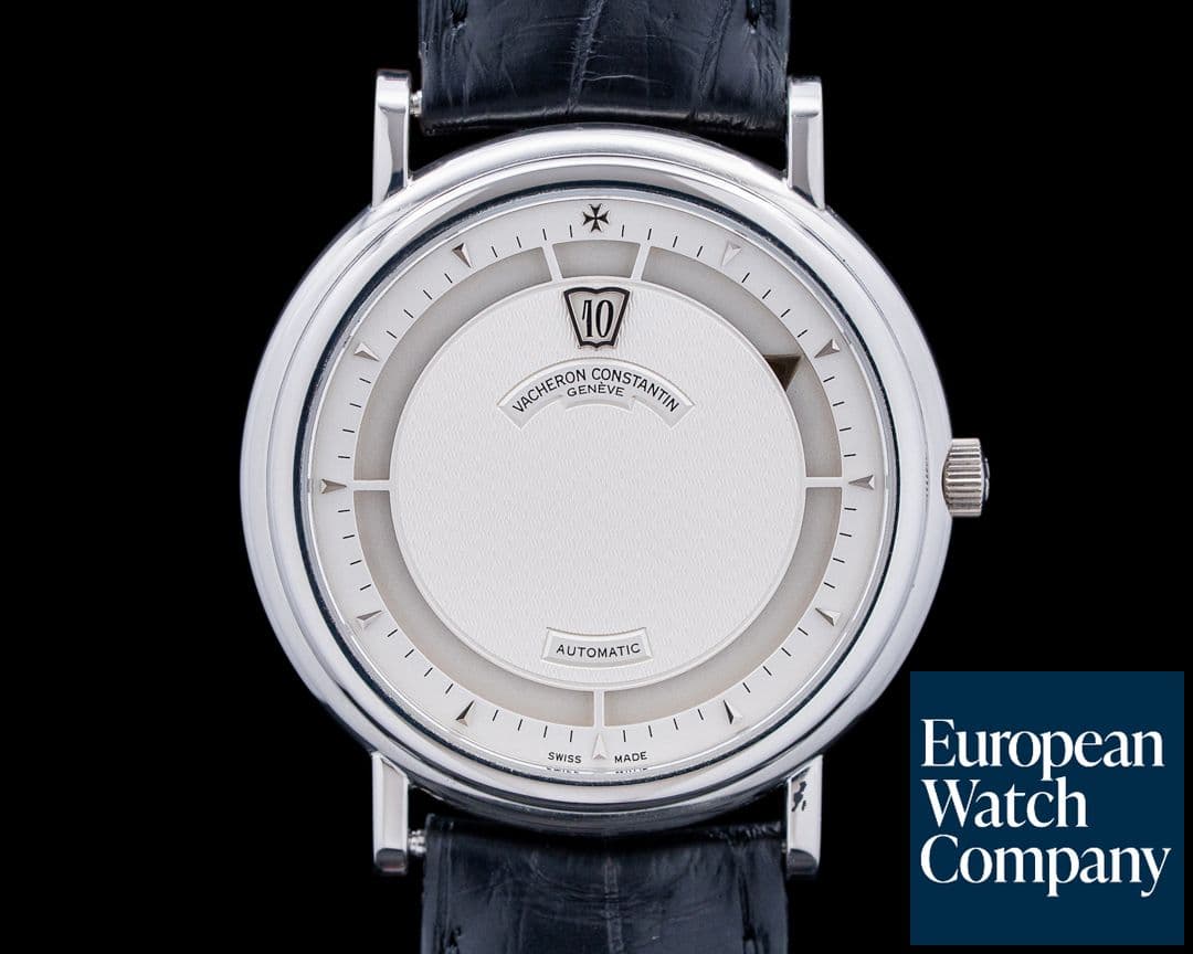 Image of Vacheron Constantin 43040 Saltarello Jump Hour Platinum Silver Dial