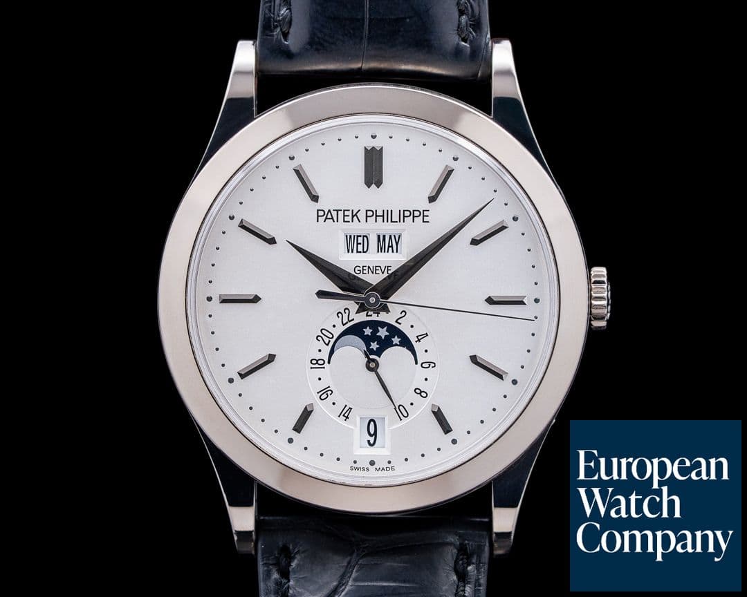 Image of Patek Philippe 5396G Annual Calendar 18K White Gold Silver Dial