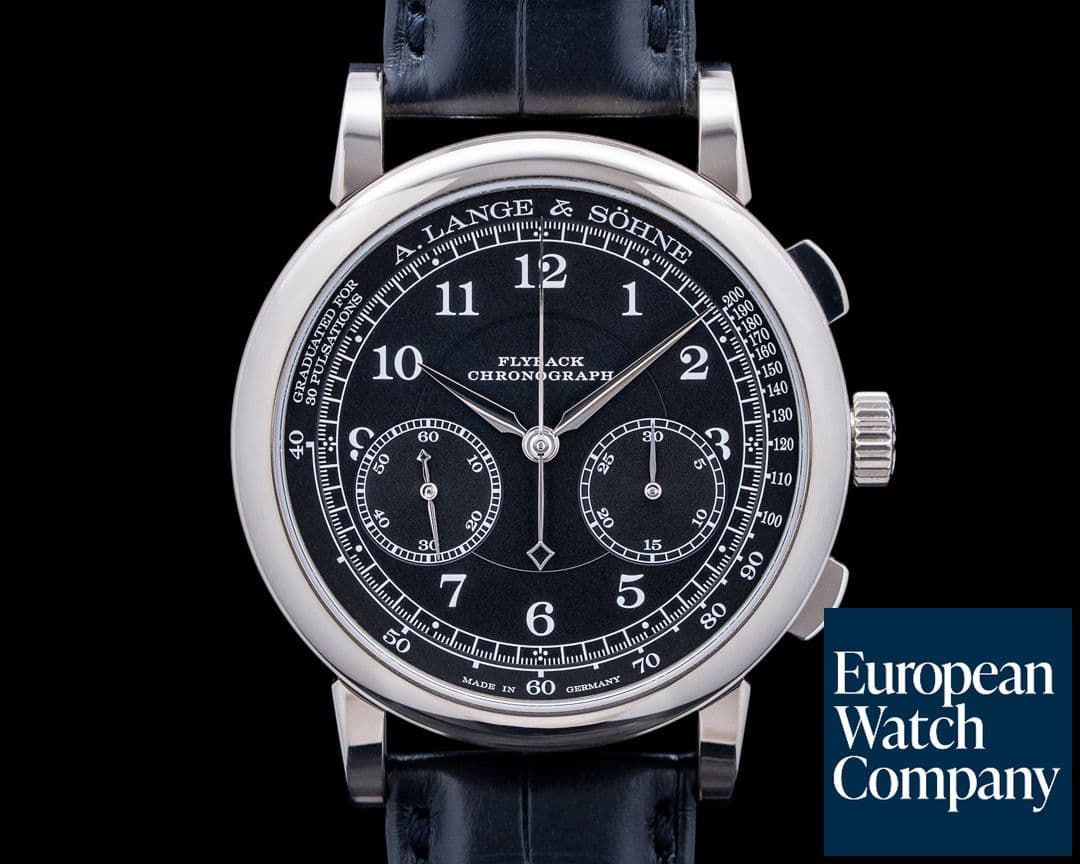 Image of A. Lange & Söhne 414.028 1815 Chronograph 18K White Gold Black Dial 2026