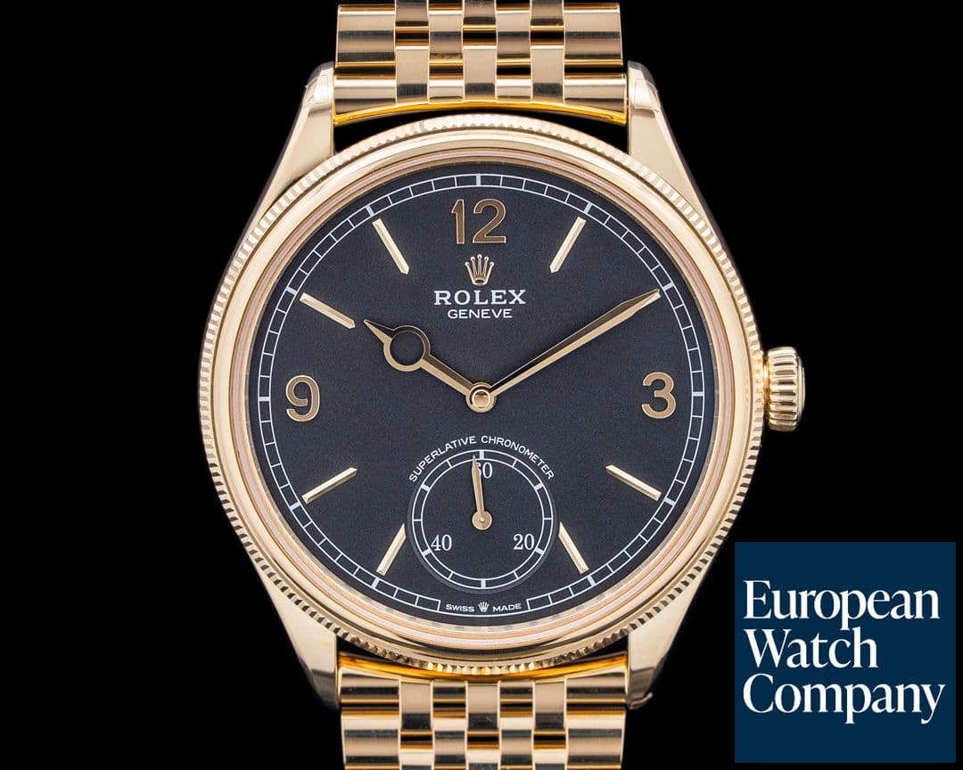 Image of Rolex 52508 Perpetual 1908 18K Yellow Gold Black Dial 2026