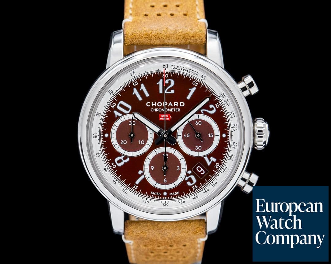 Image of Chopard 168619 Mille Miglia Classic Chronograph Lucent SS Red Dial 2025
