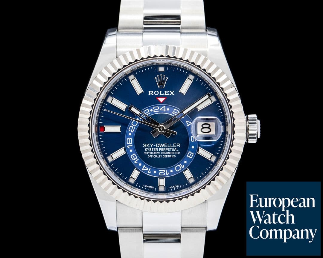 Image of Rolex 326934 Sky-Dweller SS Blue Dial