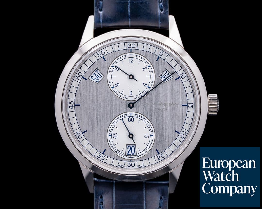 Image of Patek Philippe 5235G Annual Calendar Regulator 18K WG Silver Dial