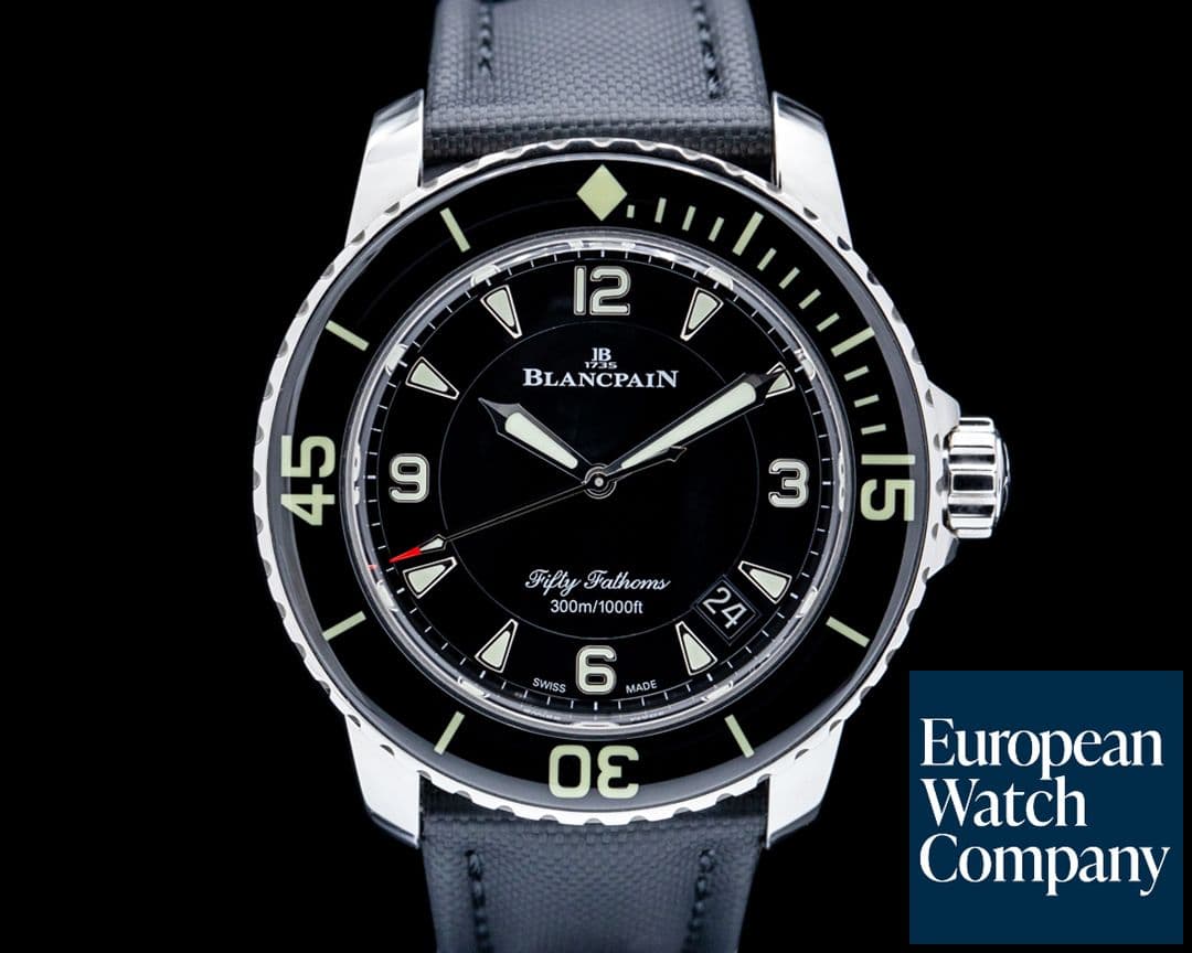 Image of Blancpain 5015 Fifty Fathoms Automatique SS Black Dial 2025