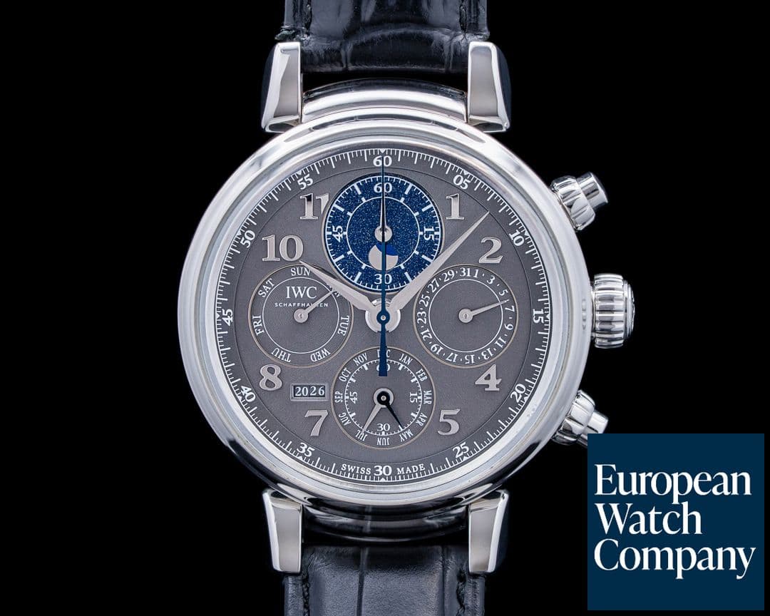 Image of IWC IW392103 Da Vinci Perpetual Calendar Chronograph SS Gray Dial