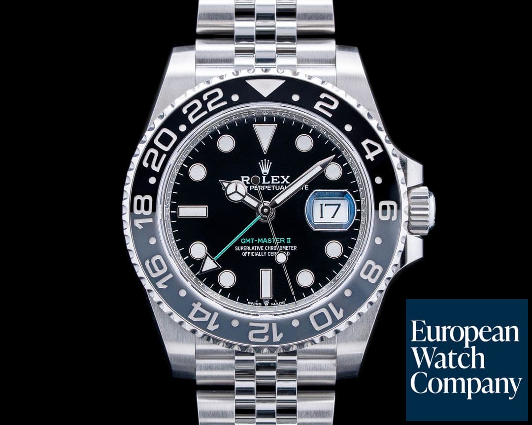 Image of Rolex 126710GRNR GMT Master II Jubilee SS Black Dial 2025