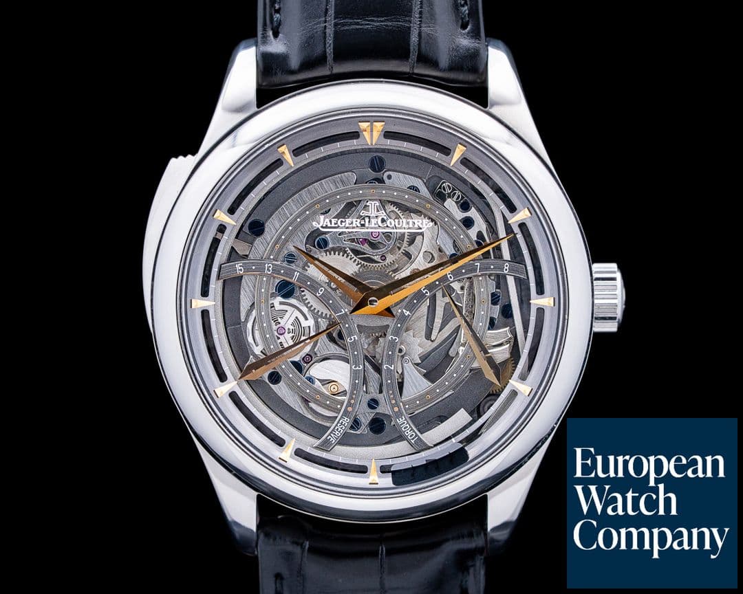 Image of Jaeger-LeCoultre Master Grande Tradition Minute Repeater Titanium Skeleton Dial LIMITED