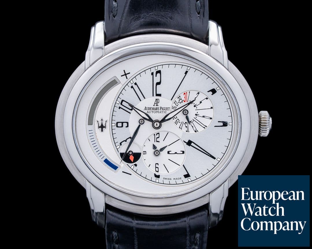 Image of Audemars Piguet Millenary Maserati Automatic SS Silver Dial LIMITED