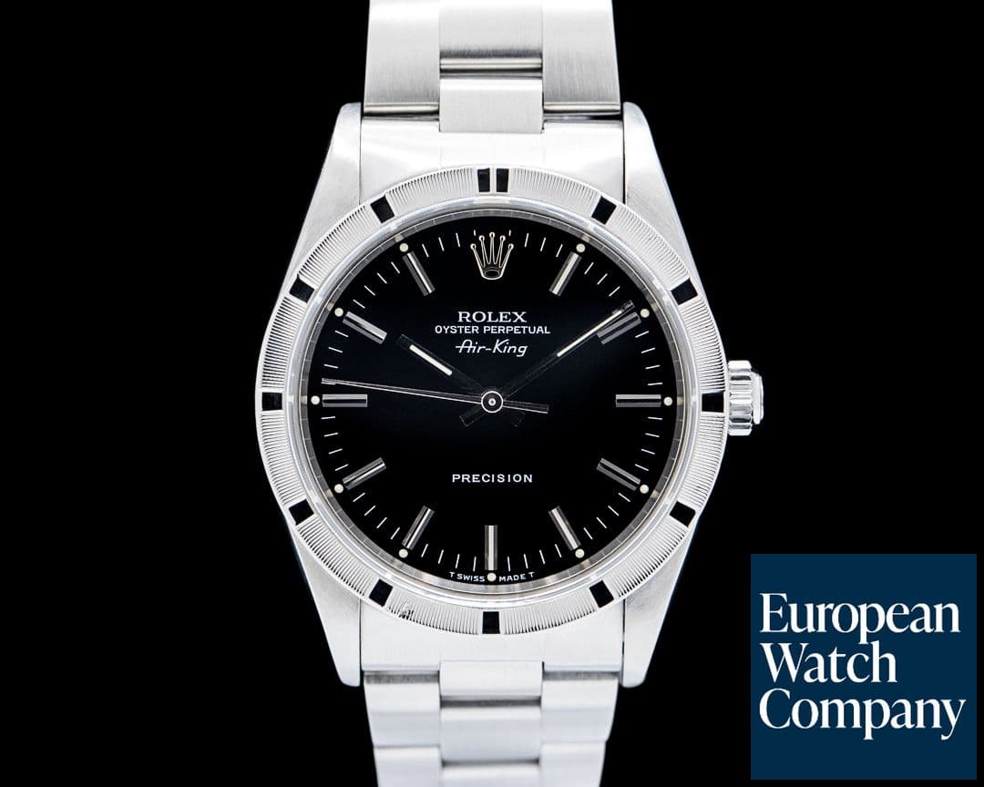 Image of Rolex 14010 Air-King SS Black Dial Circa. 1997