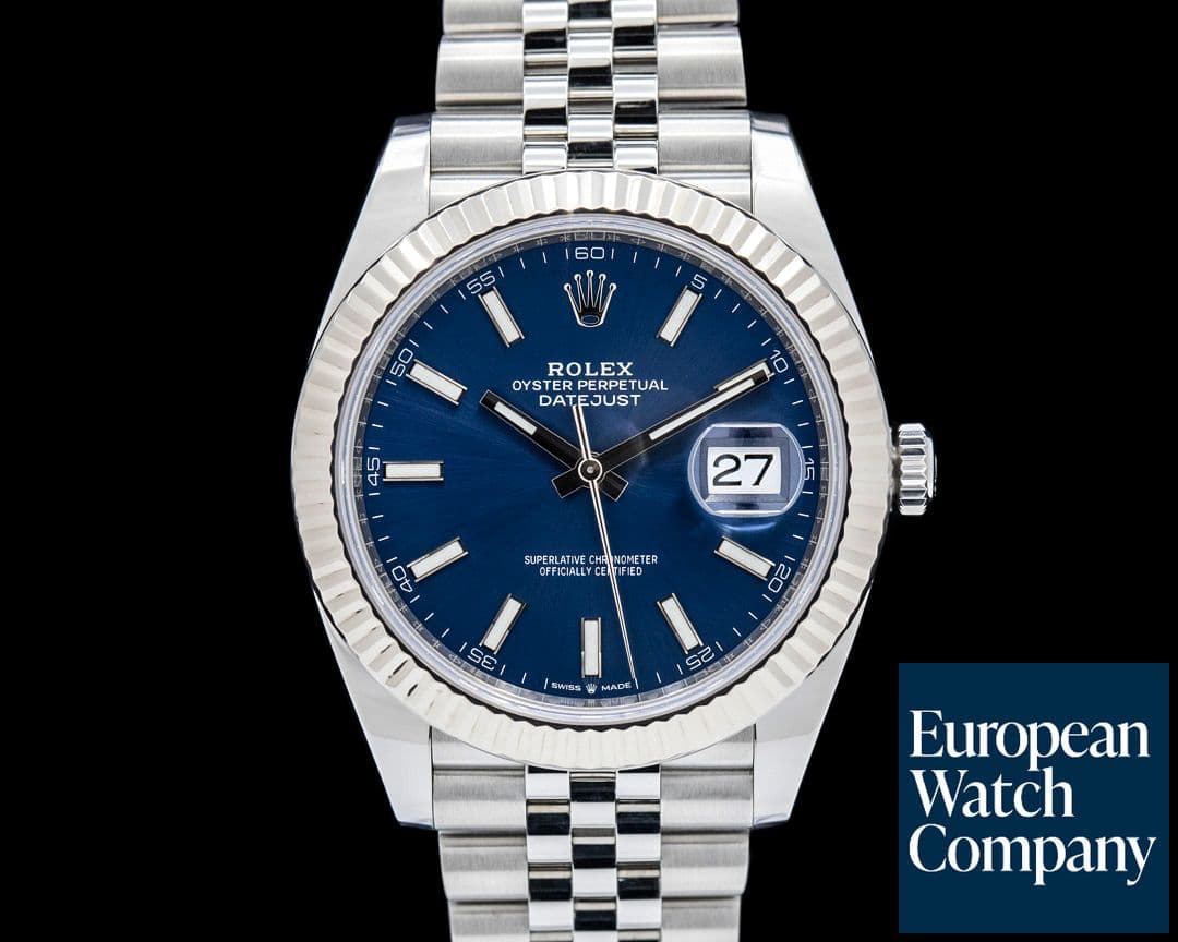 Image of Rolex 126334 Datejust 41MM SS Blue Dial