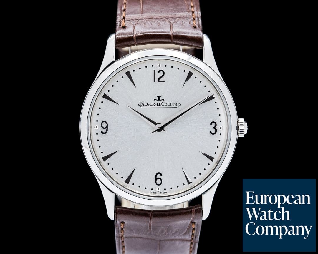 Image of Jaeger-LeCoultre Q1348420 Master Ultra Thin 38 SS Silver Dial