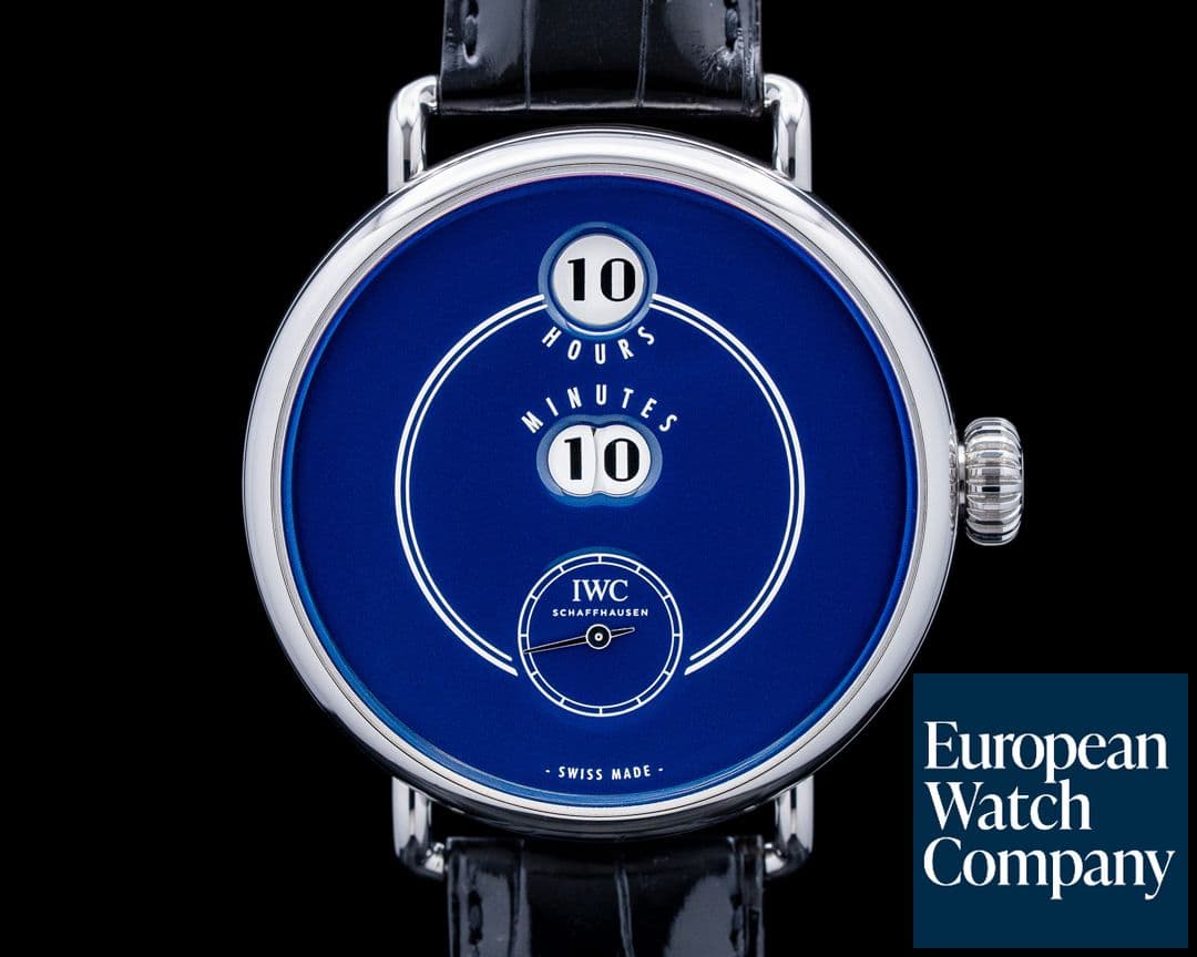 Image of IWC IW505003 Tribute to Pallweber SS Blue Dial LIMITED