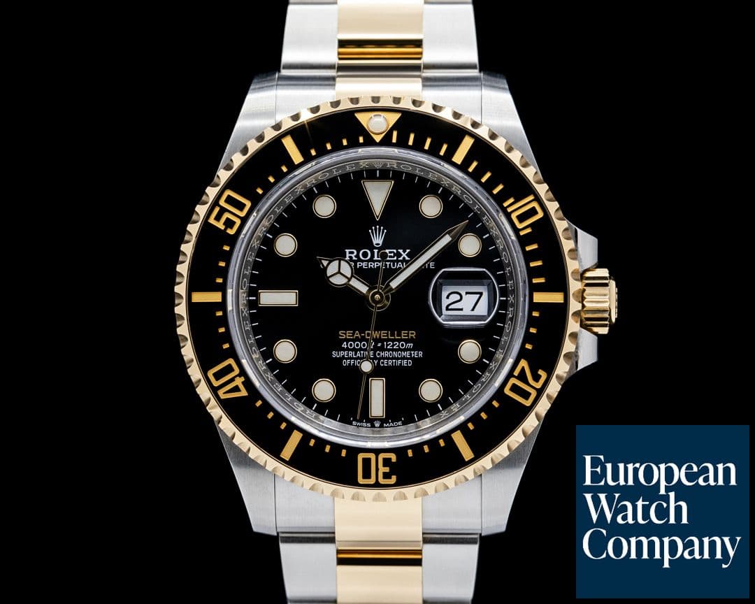 Image of Rolex 126603 Sea-Dweller SS / 18K YG Black Dial