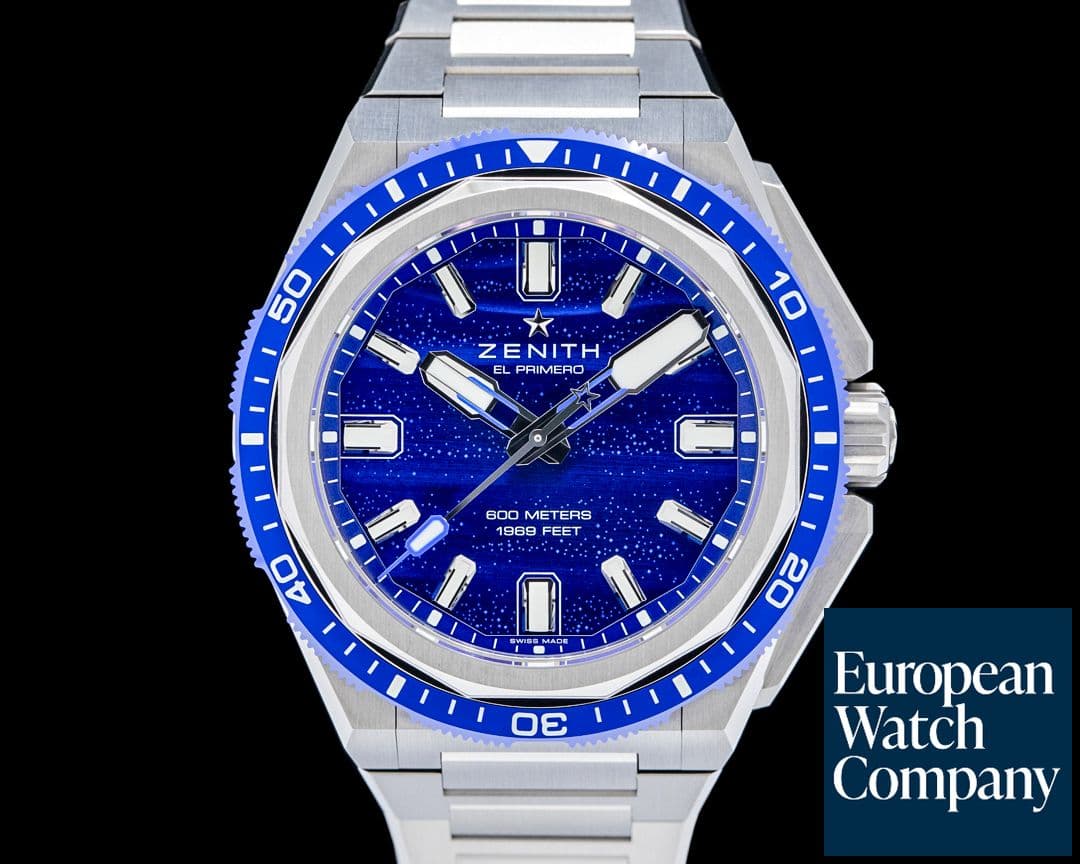 Image of Zenith Defy Extreme Diver Topper Edition Titanium Blue Dial LIMITED