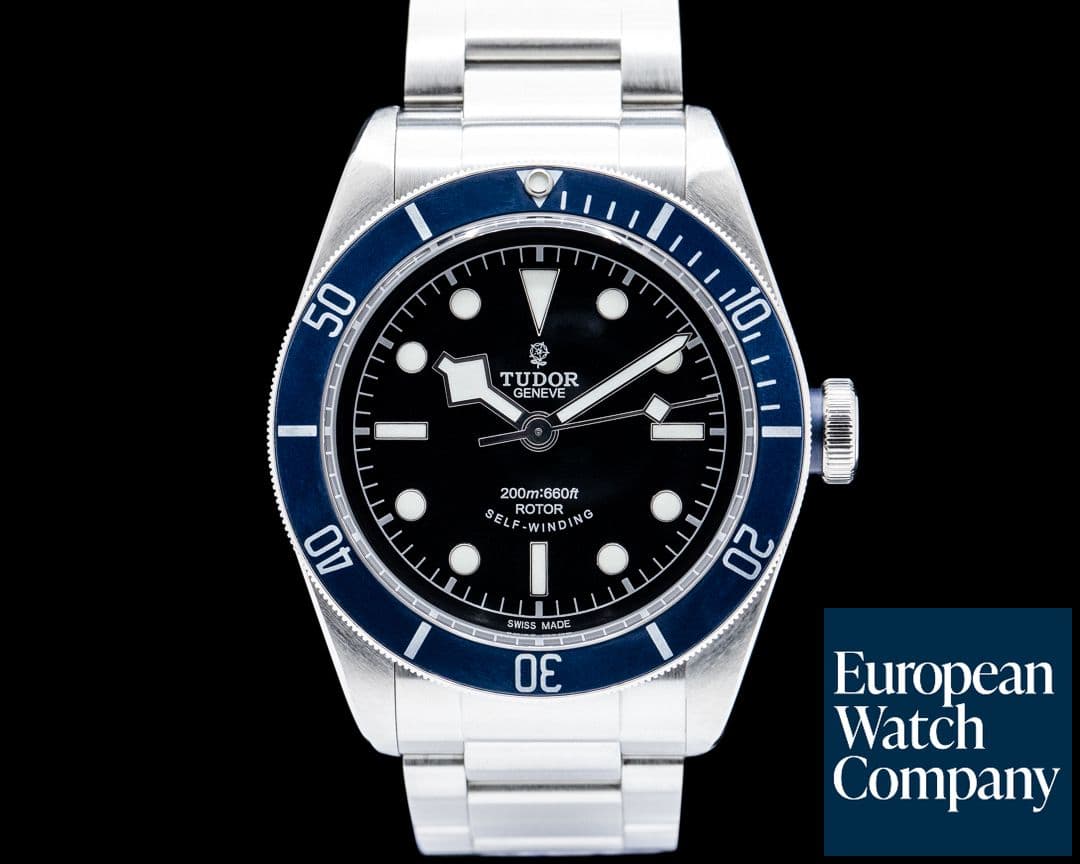Image of Tudor 79220B Heritage Black Bay Blue SS Black Dial