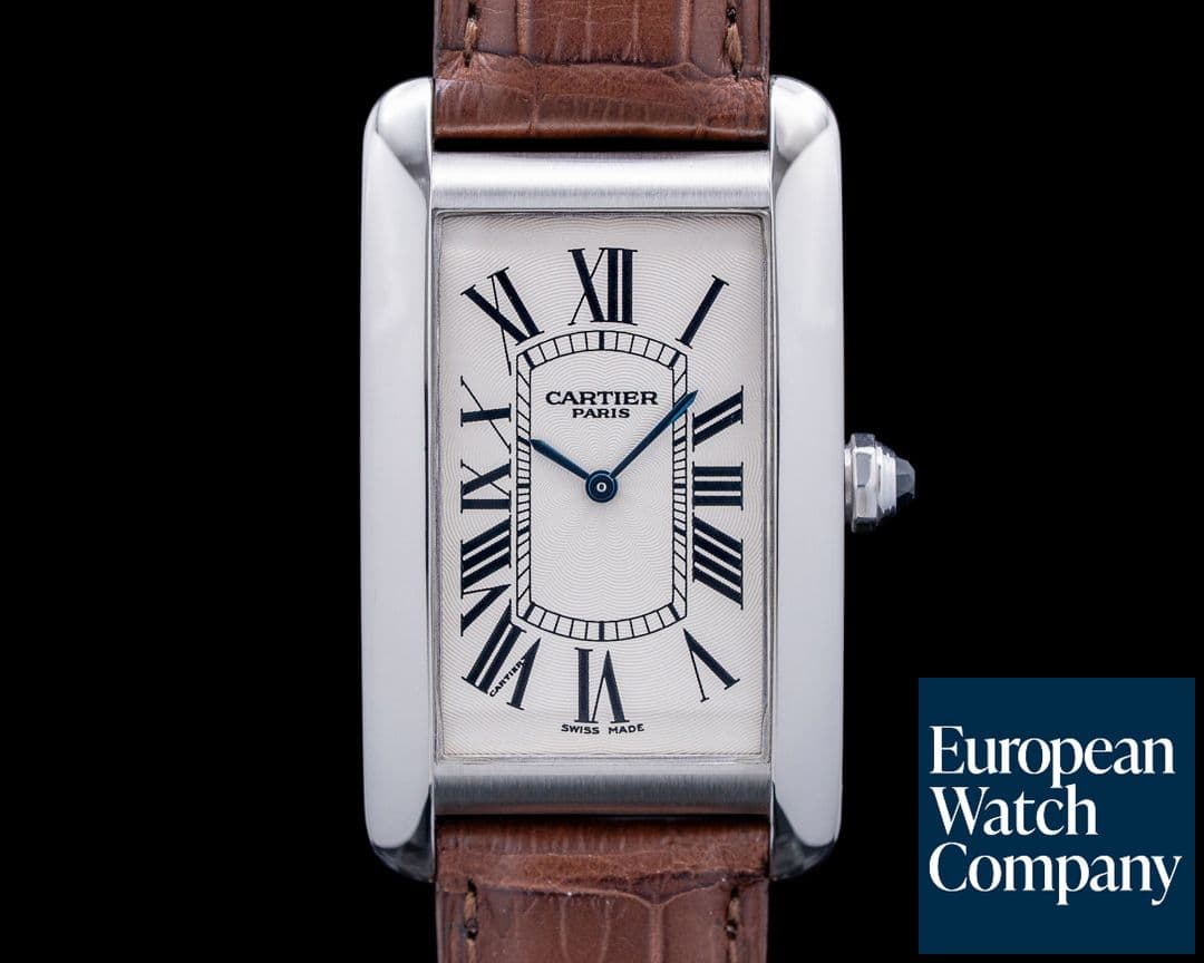 Image of Cartier Collection Privee Tank Americaine Mecanique CPCP Platinum LIMITED