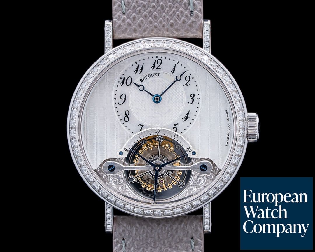 Image of Breguet 3358BB Classique Tourbillon 18K White Gold Mother of Pearl Dial