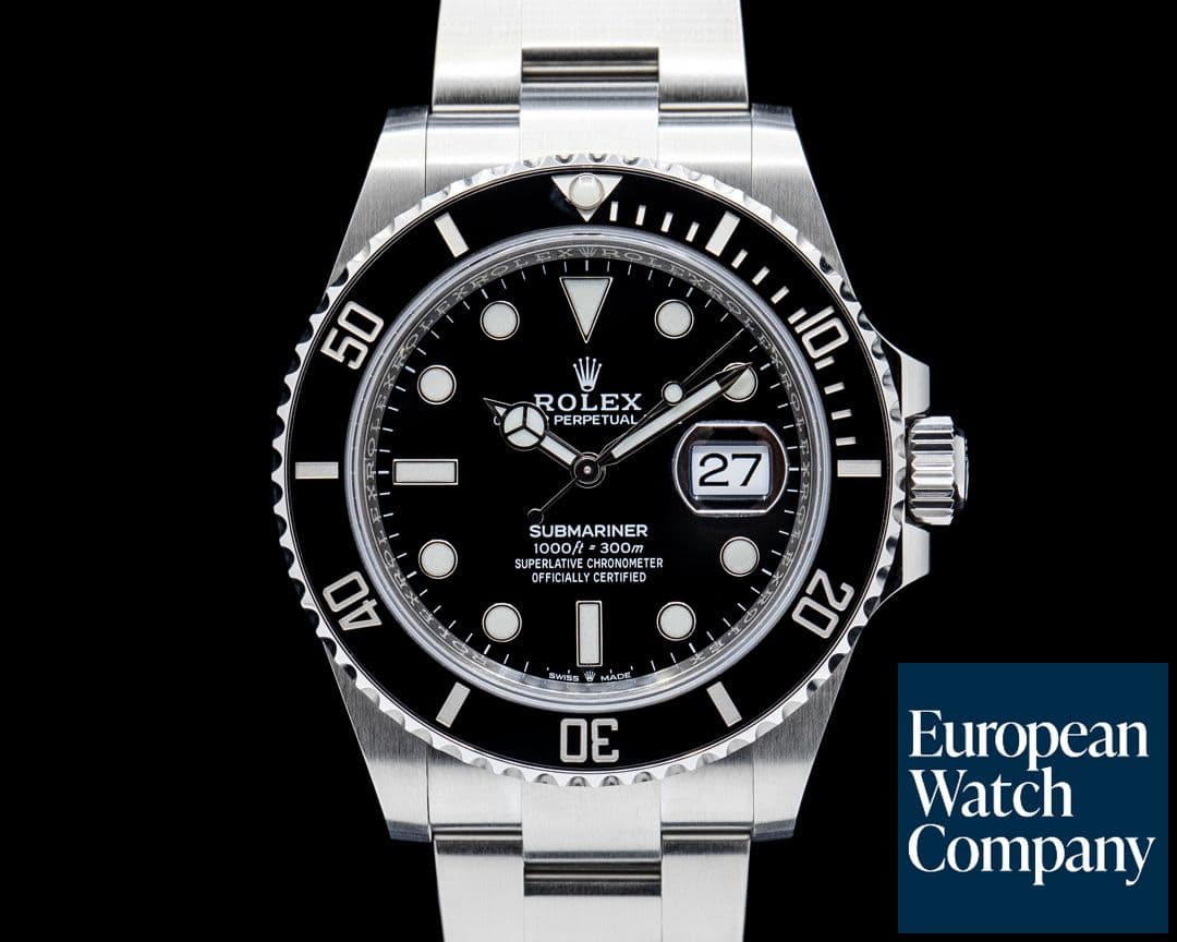 Image of Rolex 126610LN Submariner Ceramic SS Black Dial UNWORN