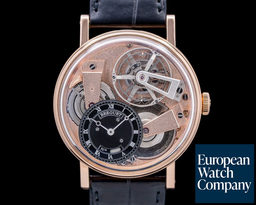 Image of Breguet 7047BR Tradition Tourbillon Fusee Chain 18K Rose Gold