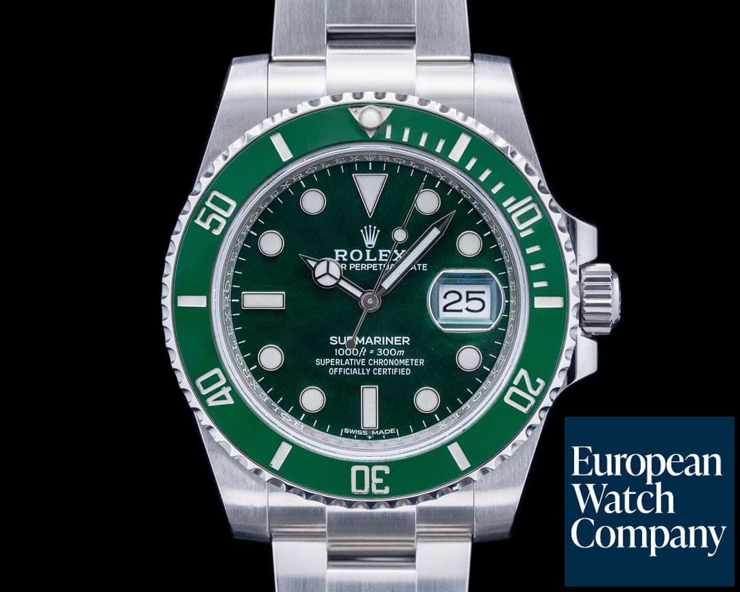 Image of Rolex 116610LV Submariner Date "Hulk" SS Green Dial