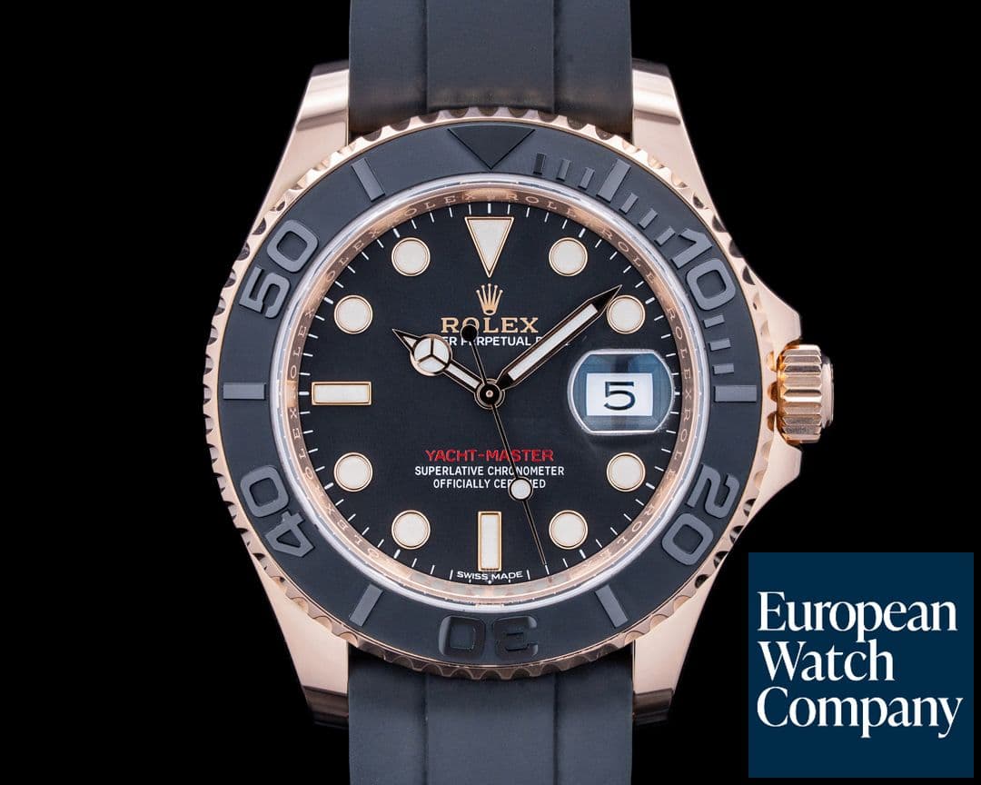 Image of Rolex 116655 Yacht Master 40 18K Rose Gold Black Dial